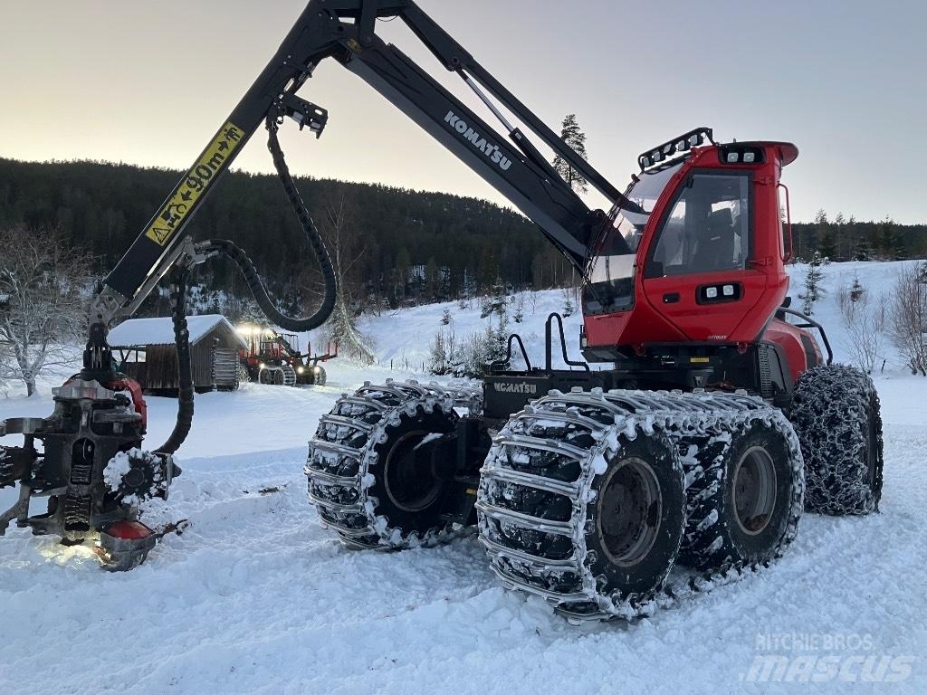 Komatsu 951 Харвестеры