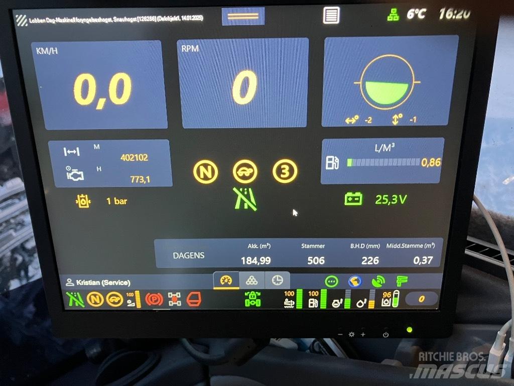 Komatsu 951 Харвестеры