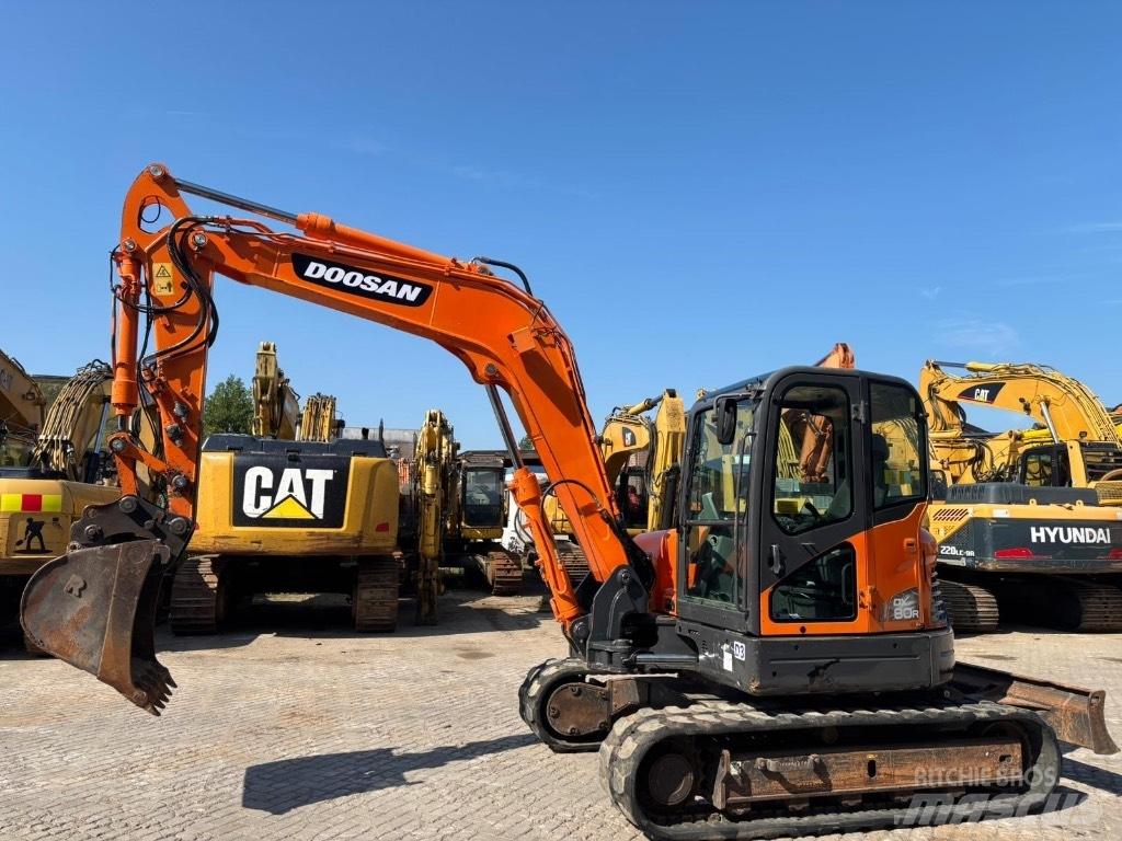 Doosan DX 80 R Малые экскаваторы 7т-12т