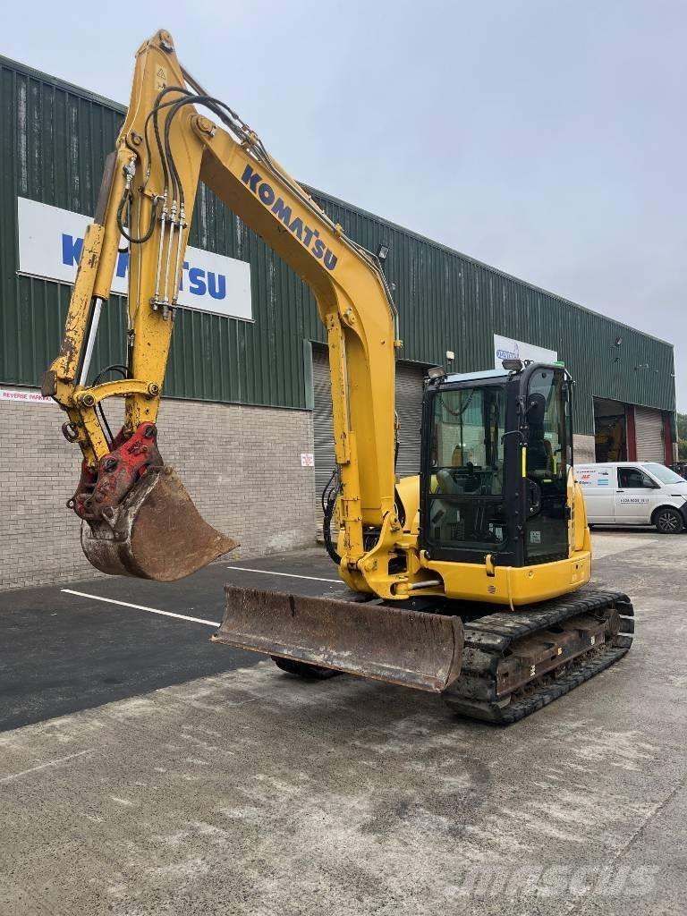 Komatsu PC80MR-5E0 Малые экскаваторы 7т-12т