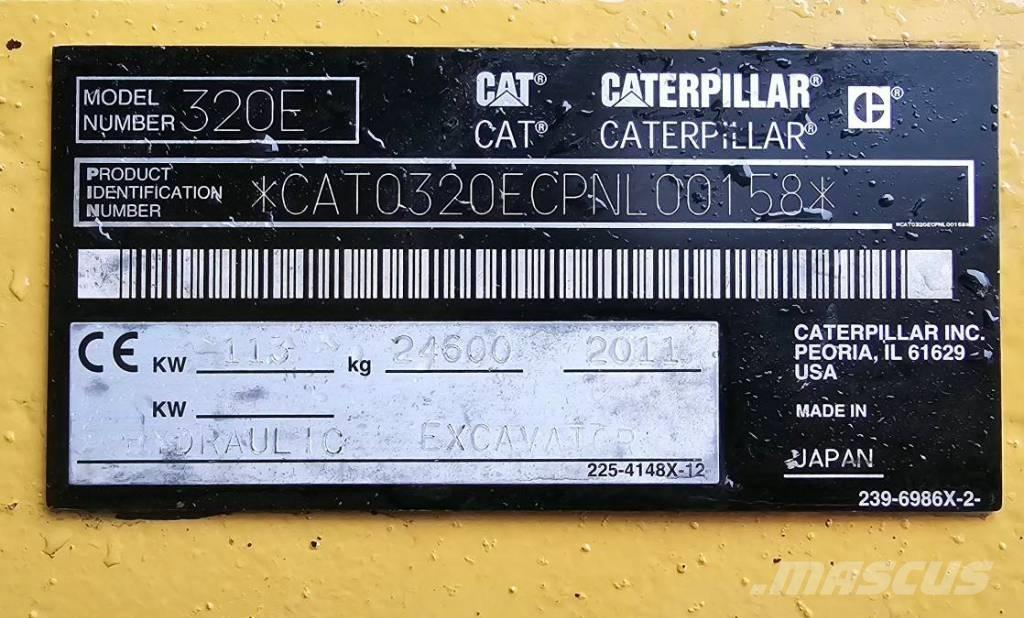 CAT 320 EL RR Гусеничные экскаваторы