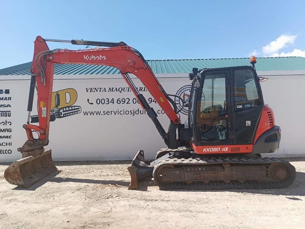 Kubota KX080-4a Экскаваторы-харвестеры