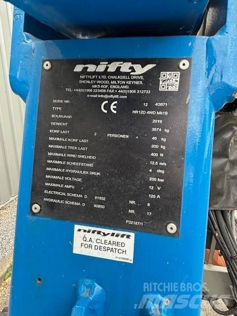 Niftylift HR12 D Коленчатые подъемники
