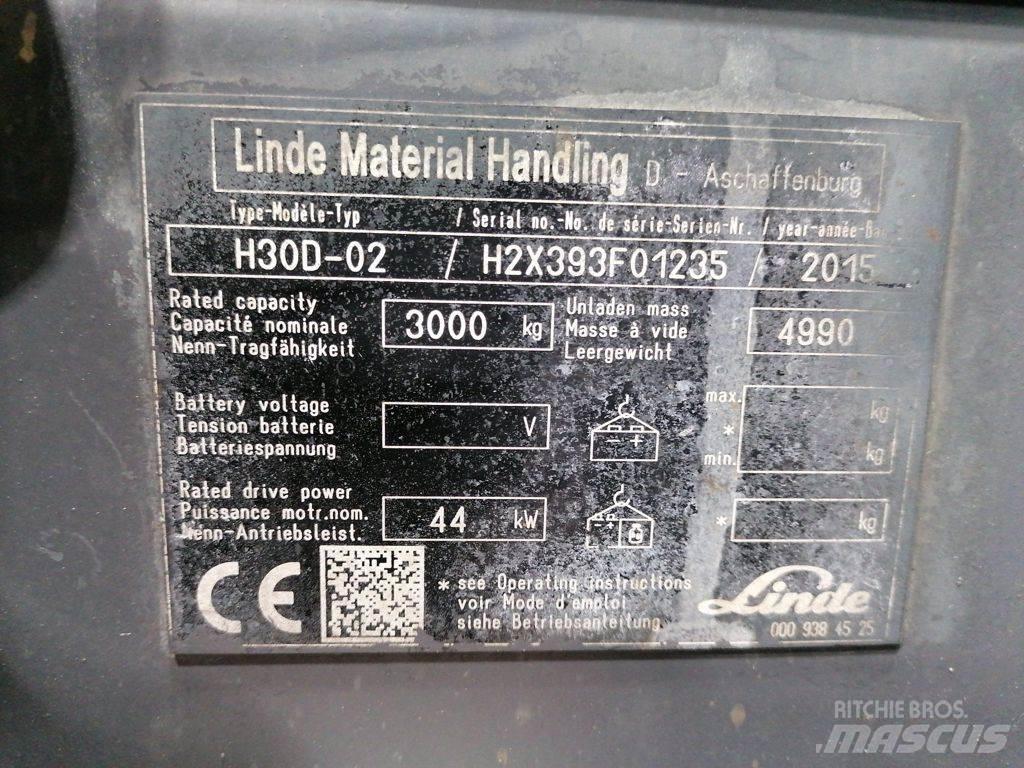 Linde H30D-02 Дизельные погрузчики