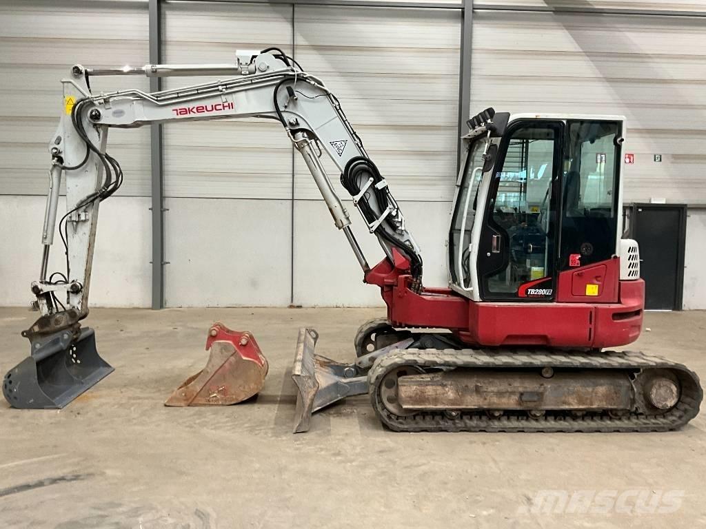 Takeuchi TB 280 FR Малые экскаваторы 7т-12т