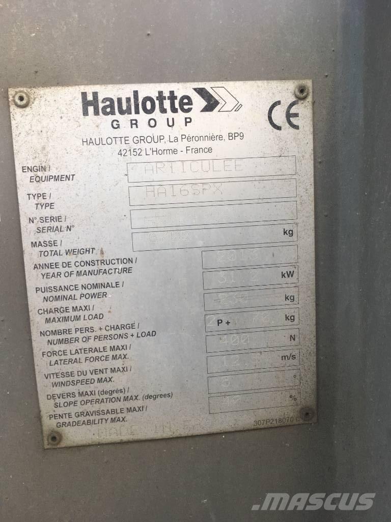 Haulotte HA 16 SPX Коленчатые подъемники