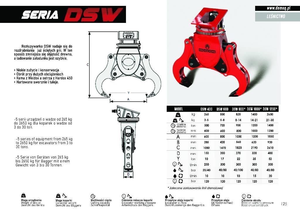  DEMOQ DSW800 Дровоколы