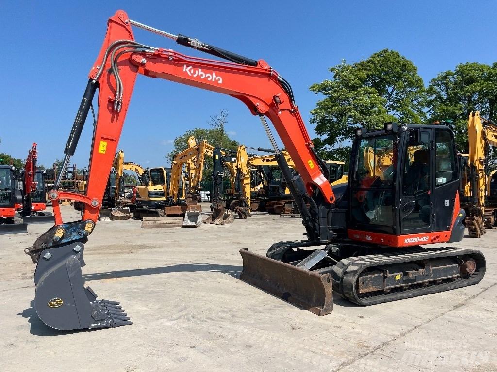 Kubota KX 080-4 Малые экскаваторы 7т-12т