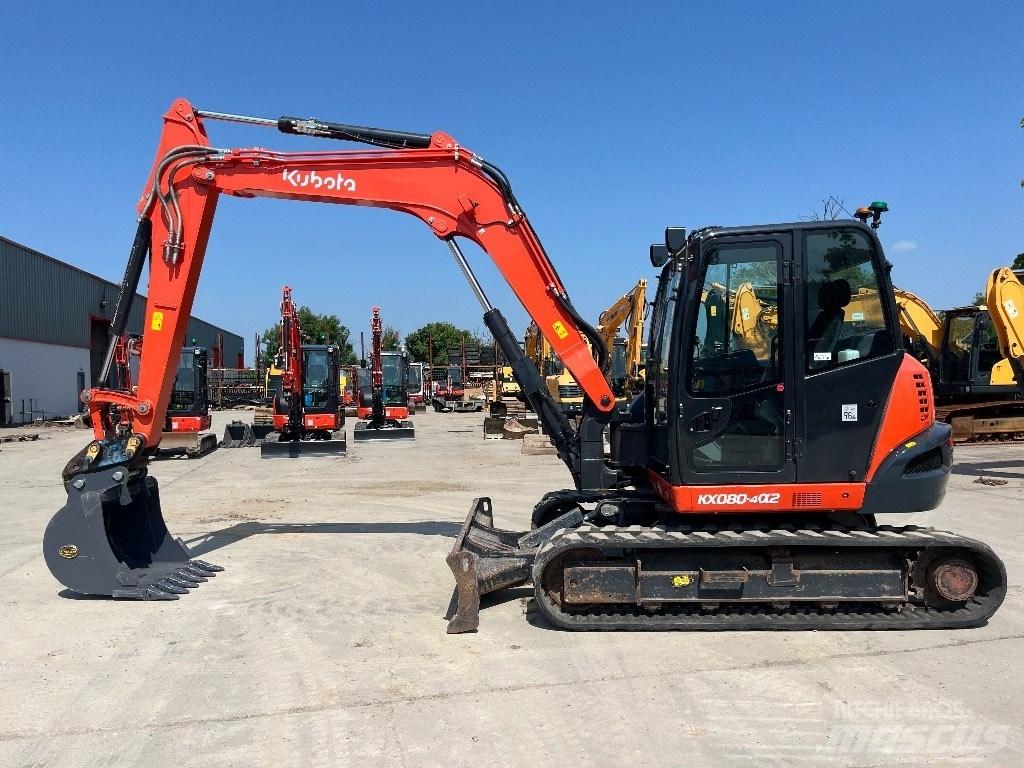 Kubota KX 080-4 Малые экскаваторы 7т-12т