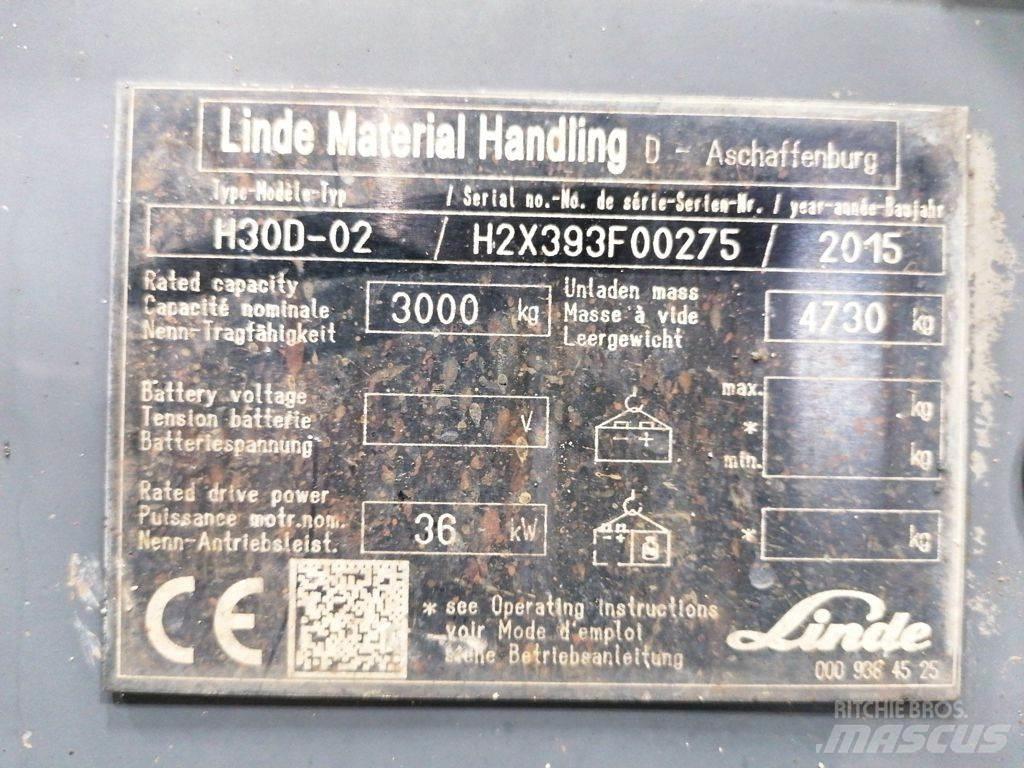 Linde H30D-02 Дизельные погрузчики
