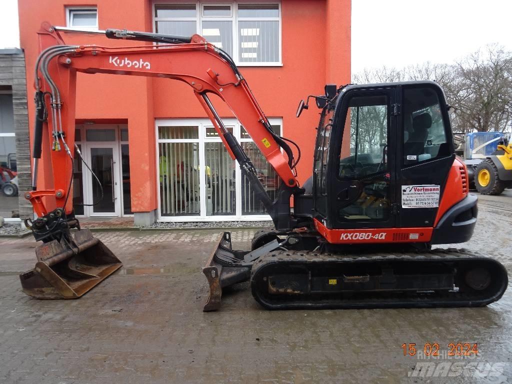 Kubota KX 080-4 Малые экскаваторы 7т-12т