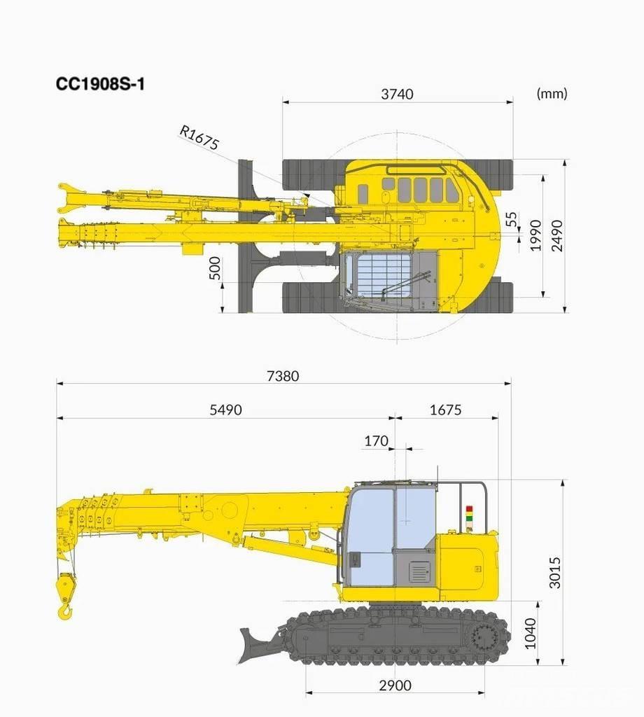 Maeda CC1908 Гусеничные краны