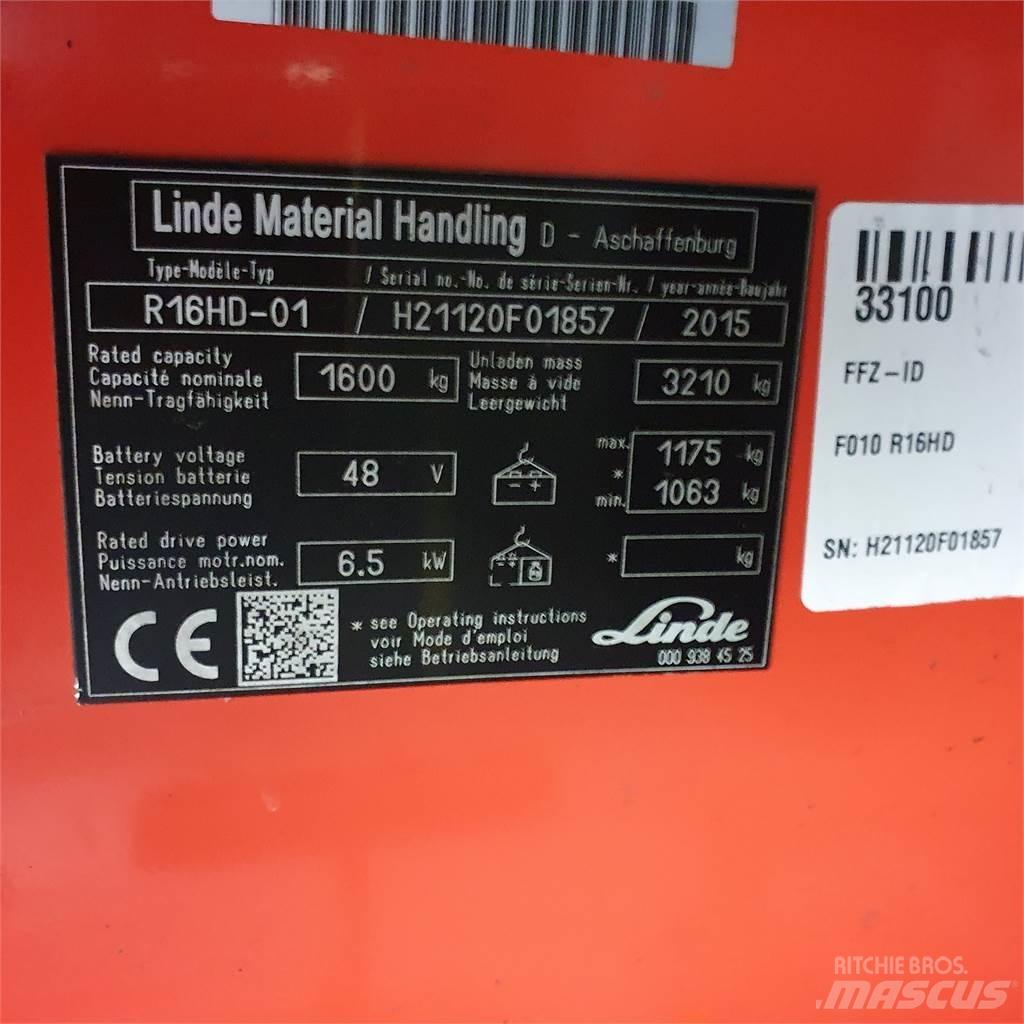 Linde R16HD Ричтраки