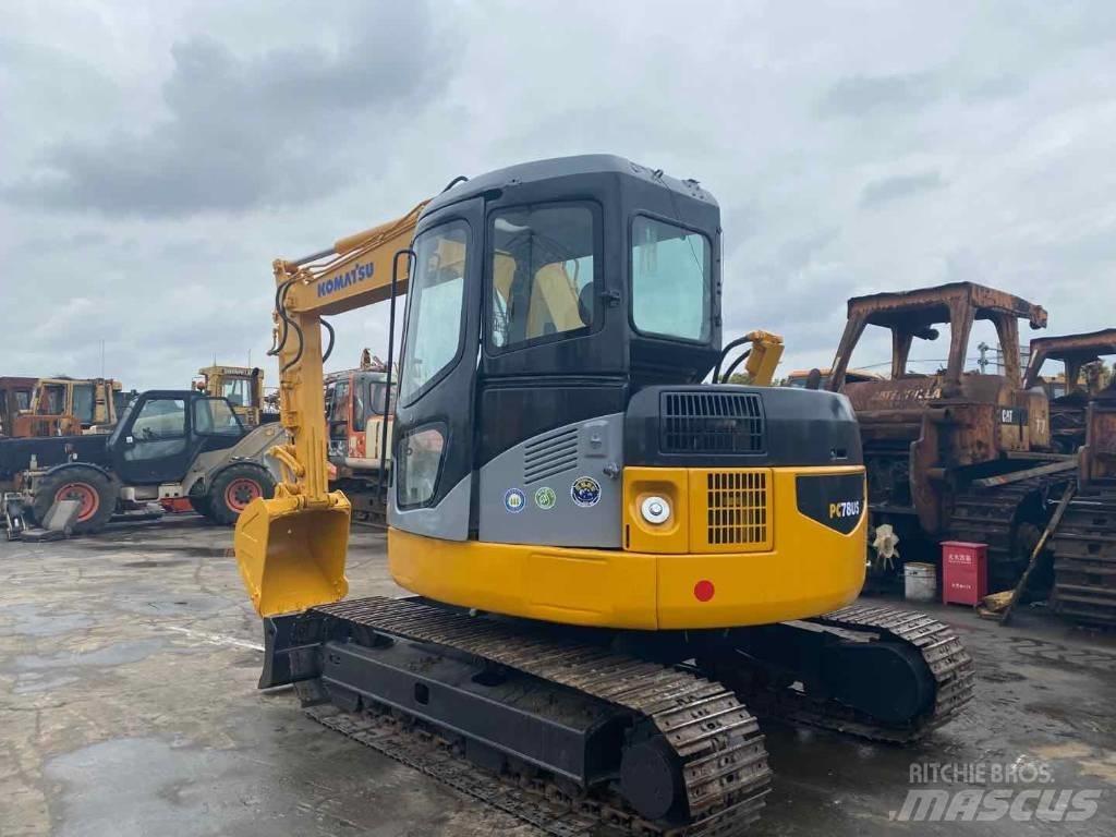Komatsu pc78us Малые экскаваторы 7т-12т