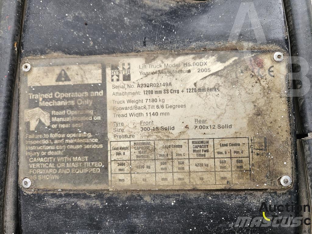 Hyster H5.00DX Дизельные погрузчики