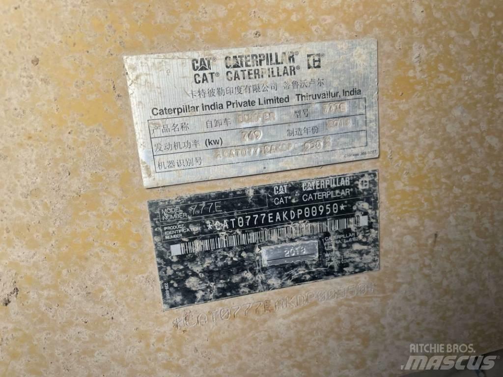 CAT 777e Самосвальные прицепы