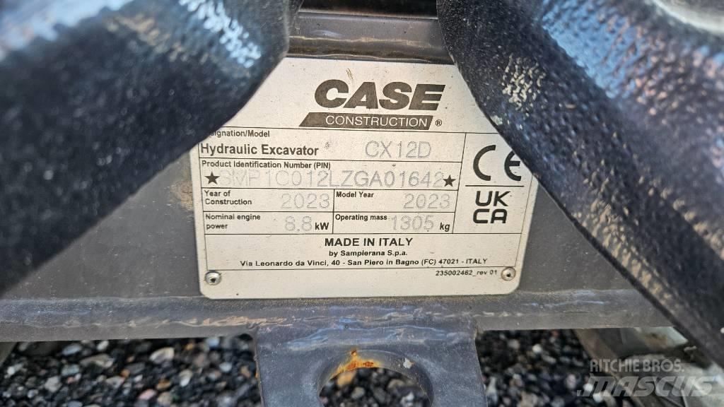 CASE CX12D Мини-экскаваторы