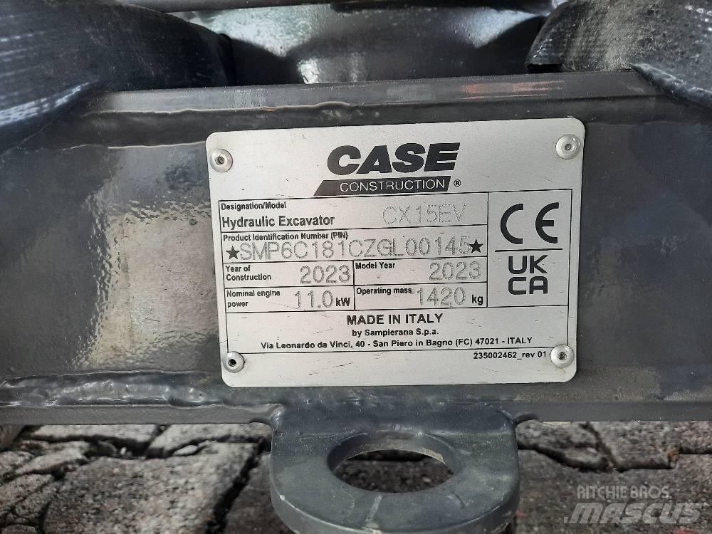 CASE CX 15 EV Мини-экскаваторы