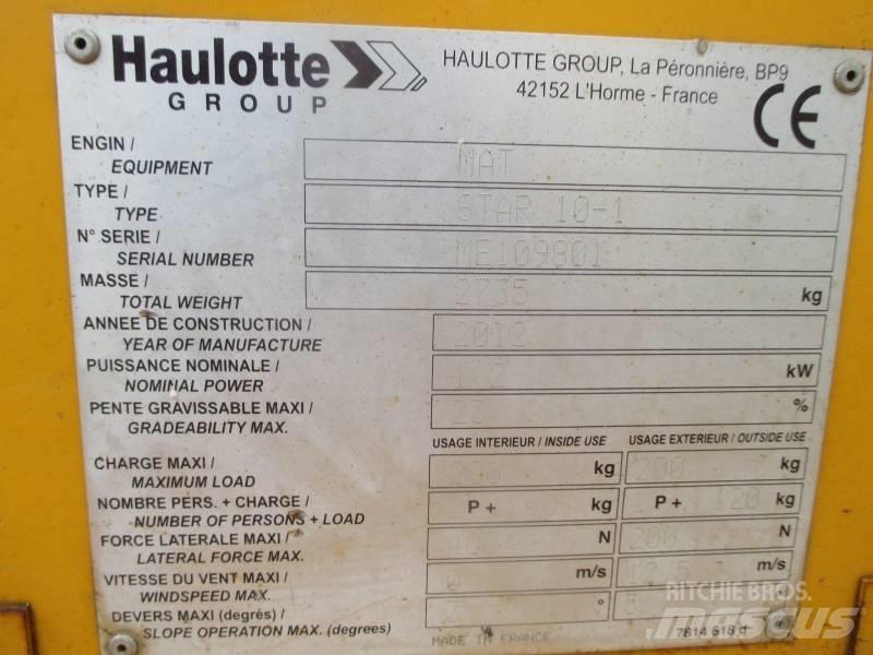 Haulotte Star 10 Вертикальные мачтовые подъемники