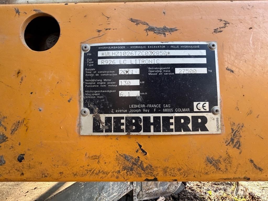 Liebherr R 926 LC NL Экскаваторы с большим вылетом