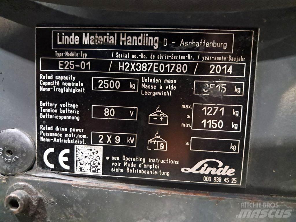 Linde E25-01 Электропогрузчики