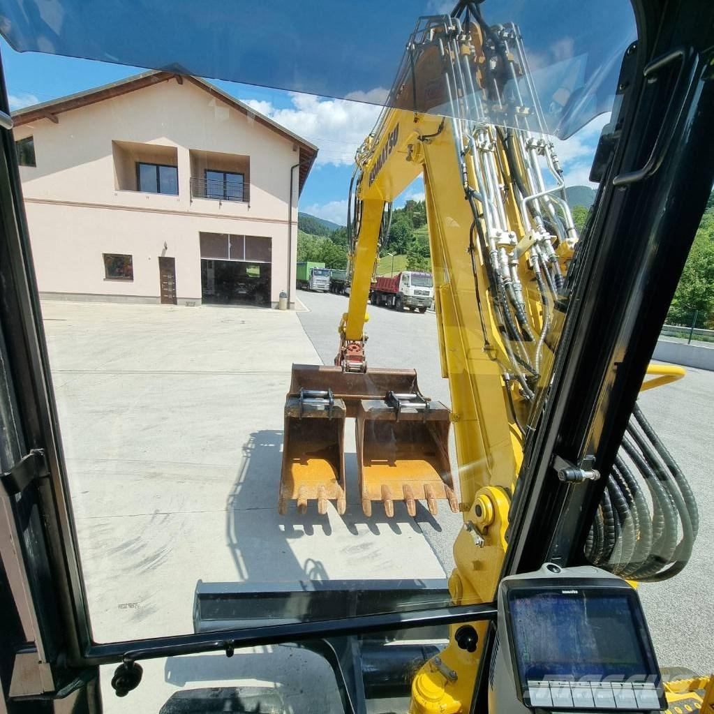 Komatsu PC 88 MR-10 Малые экскаваторы 7т-12т