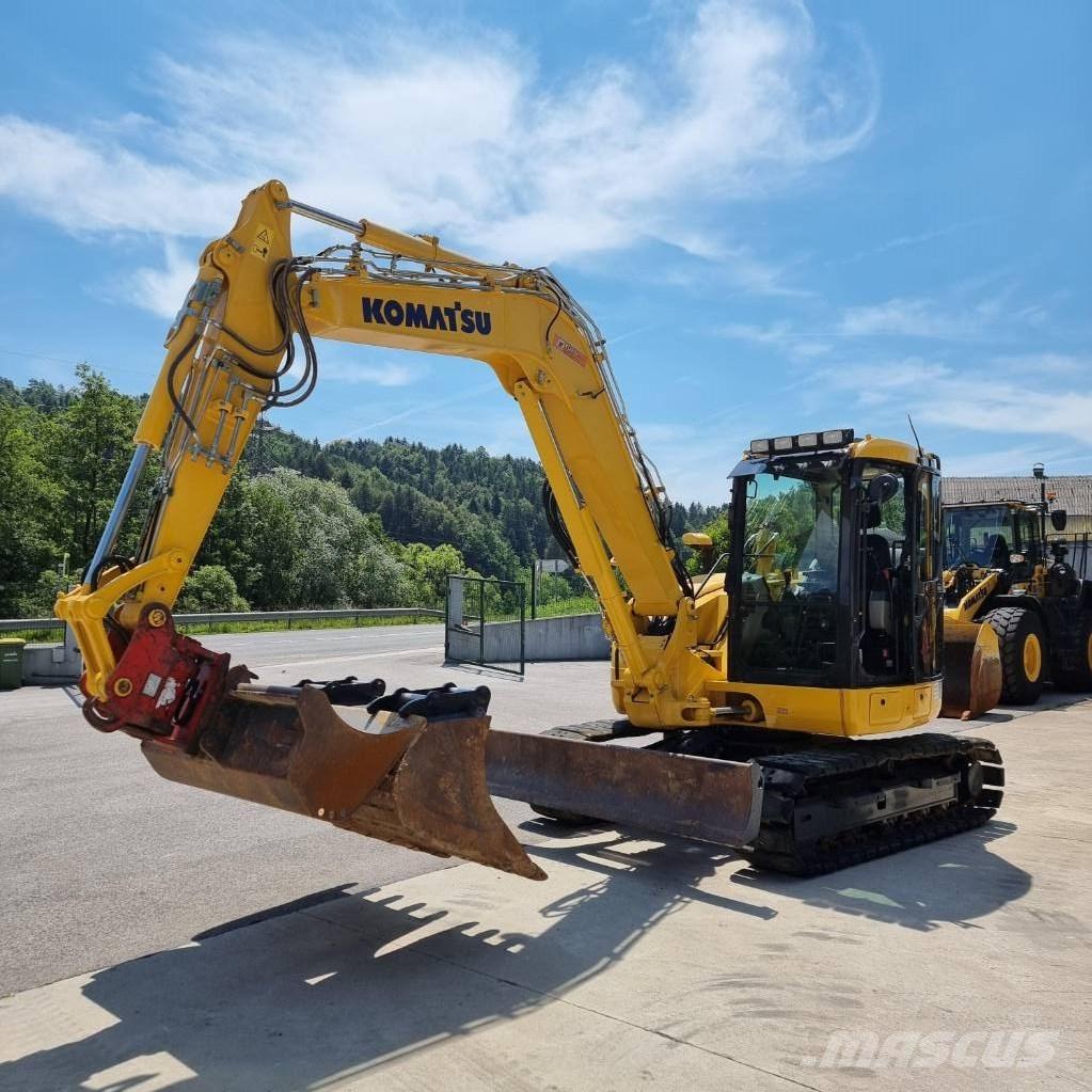 Komatsu PC 88 MR-10 Малые экскаваторы 7т-12т