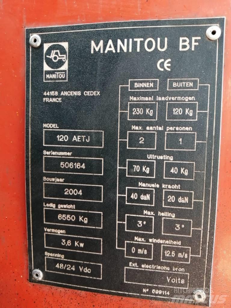 Manitou 120 AETJ3D Коленчатые подъемники