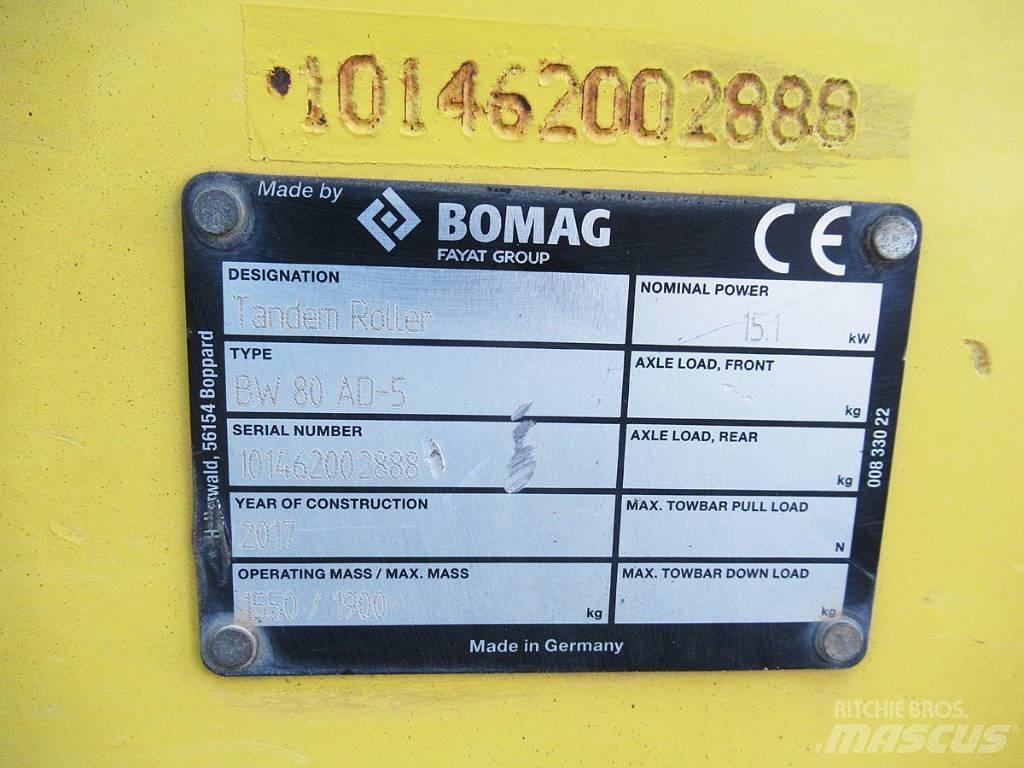 Bomag BW 80 AD-5 Катки тротуарные