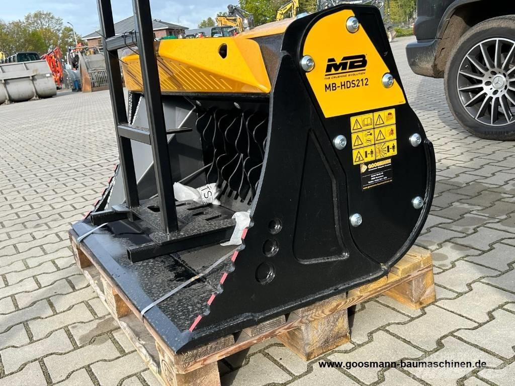 MB Crusher HDS 212 Просеивающие ковши