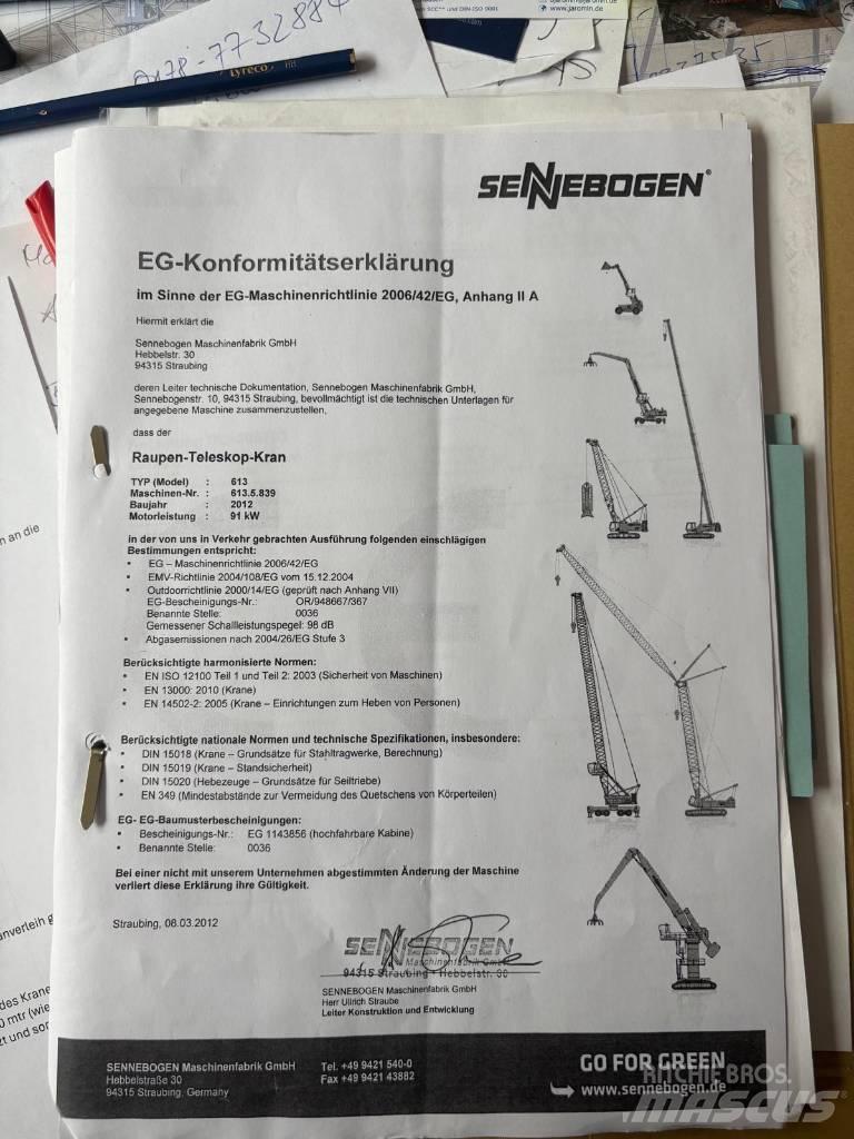 Sennebogen 613 R Гусеничные краны