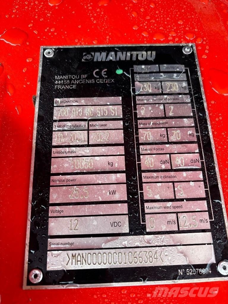 Manitou 200 ATJ RC Коленчатые подъемники