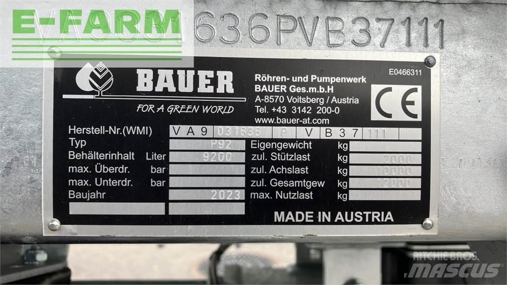 Bauer P 92 Разбрасыватели органических удобрений