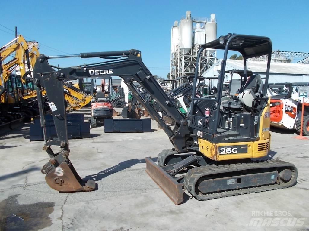 John Deere 26G Мини-экскаваторы