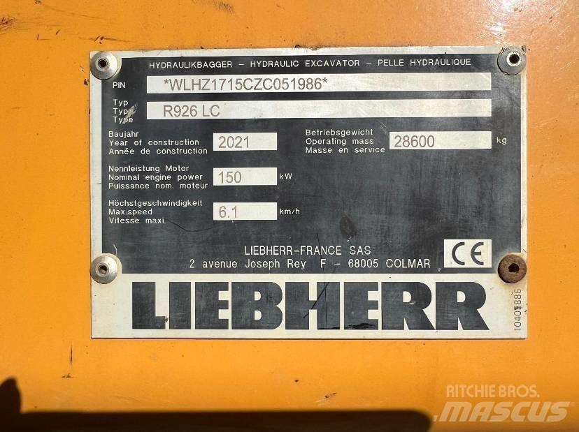 Liebherr R 926 LC Гусеничные экскаваторы