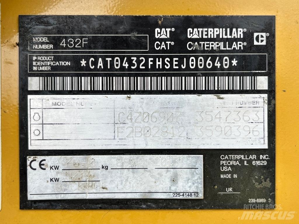 CAT 432 F Экскаваторы-погрузчики