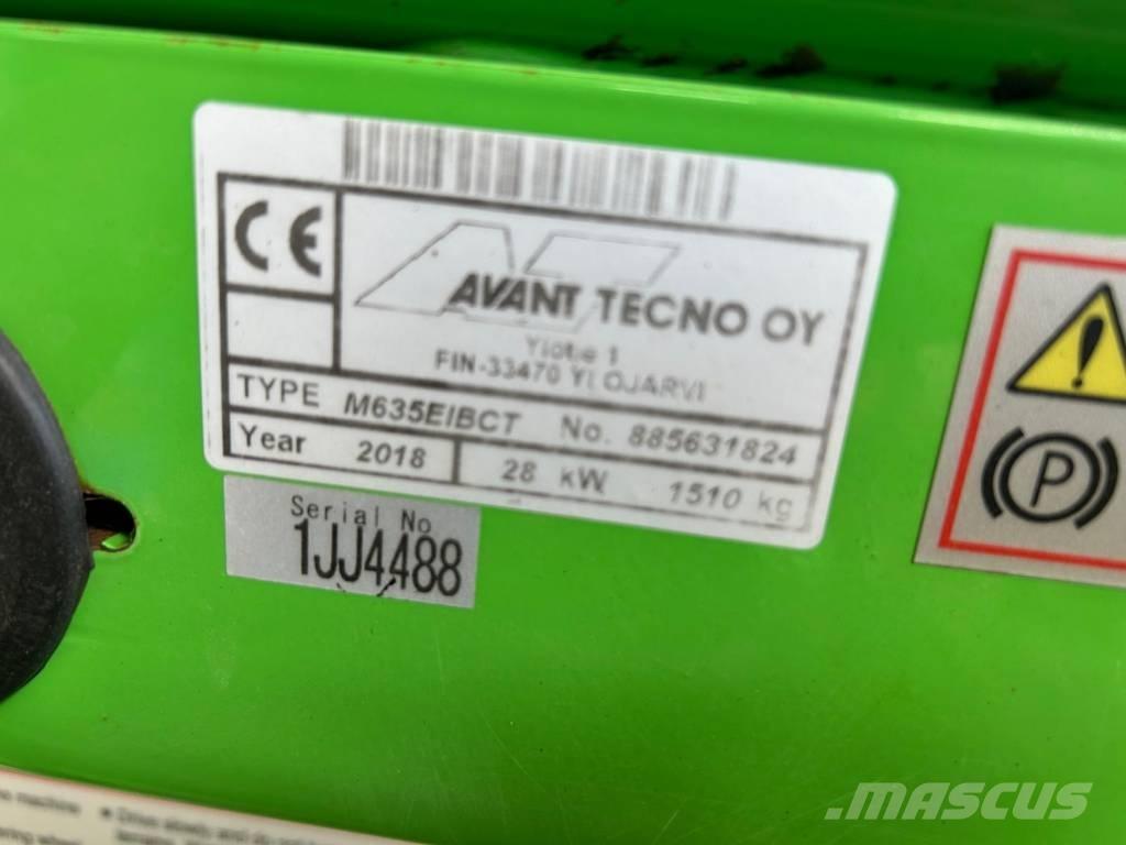 Avant 635 Многофункциональные сельскохозяйственные погрузчики