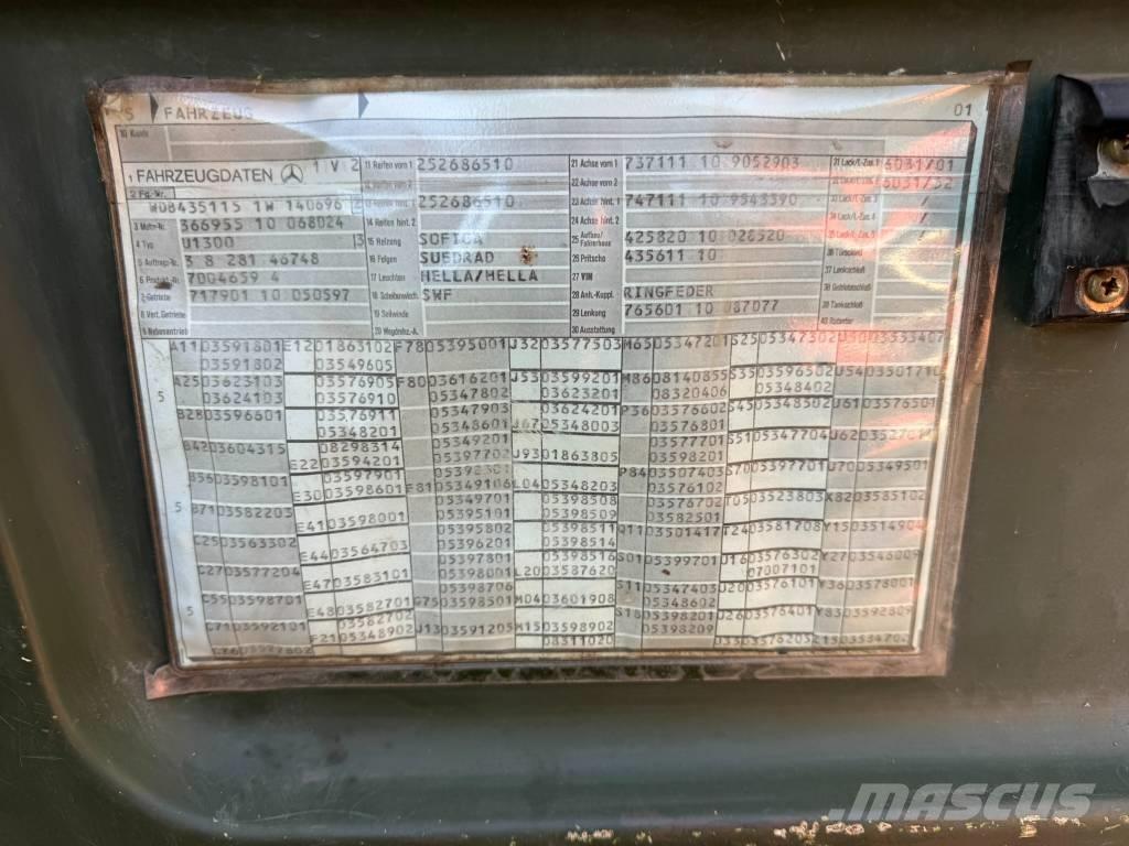 Unimog U1300 Специальные грузовики