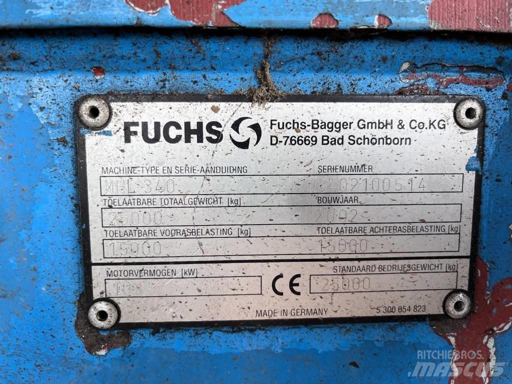 Fuchs MHL 340 Перегружатели металлолома/промышленные погрузчики