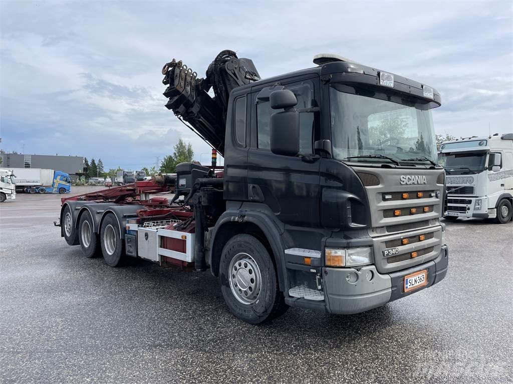 Scania P340 8x4 Автомобильные краны
