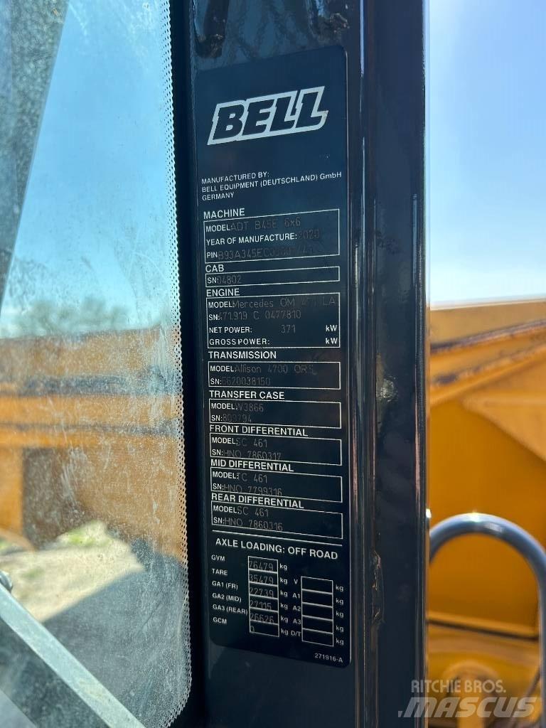 Bell B45E Шарнирно-сочленённые самосвалы