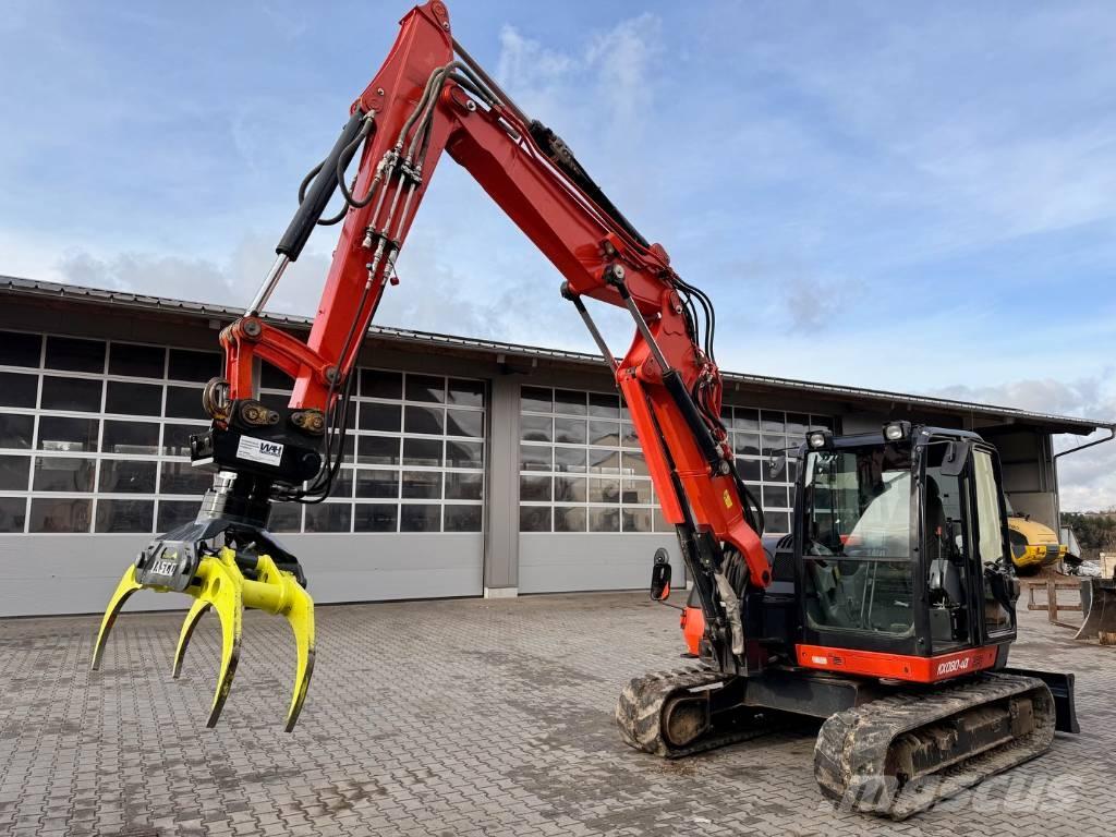 Kubota KX 080-4 Малые экскаваторы 7т-12т