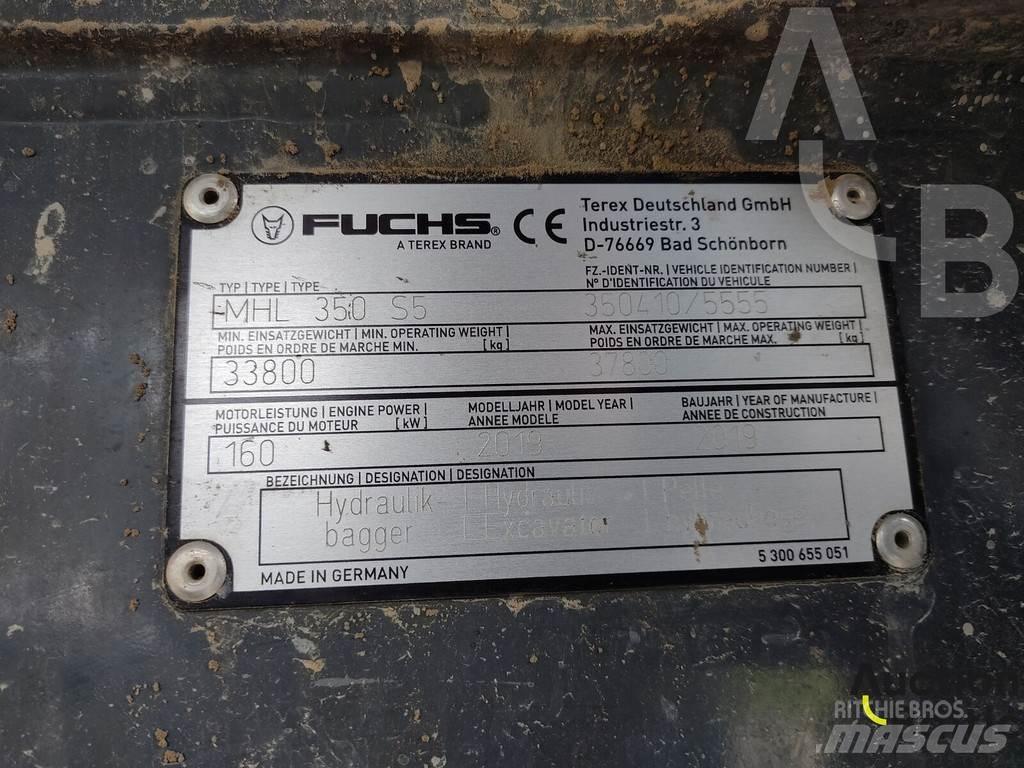 Fuchs MHL 350 Перегружатели металлолома/промышленные погрузчики