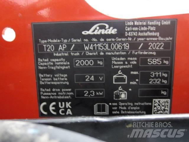 Linde T20AP Самоходные электрические тележки