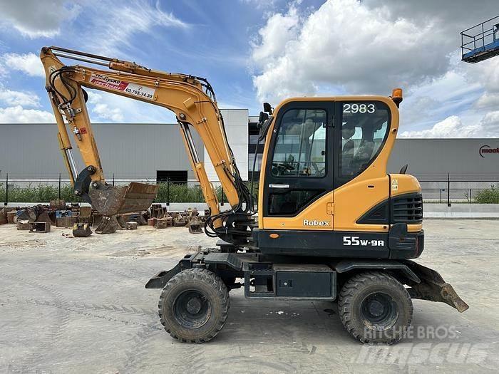 Hyundai R55W-9A Колёсные экскаваторы