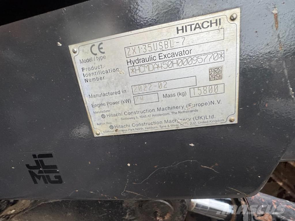 Hitachi ZX 135 US-7 Гусеничные экскаваторы