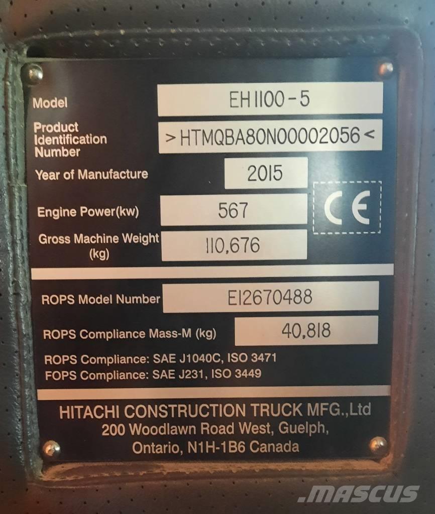 Hitachi EH 1100-5 Карьерные самосвалы