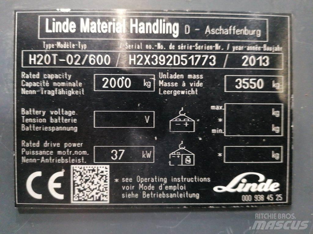 Linde H20T-02/600 Газовые погрузчики