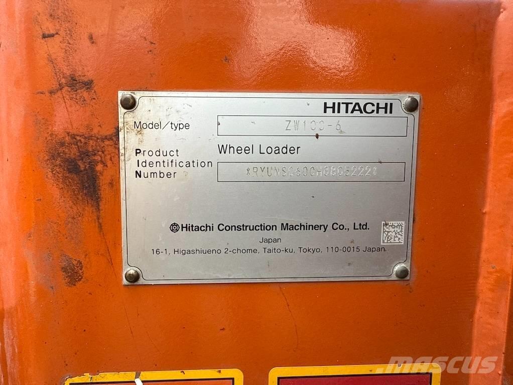 Hitachi ZW 100 Фронтальные погрузчики