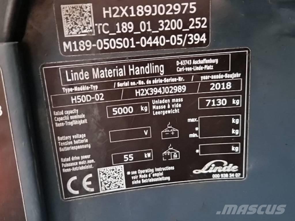 Linde H50D-02 Дизельные погрузчики